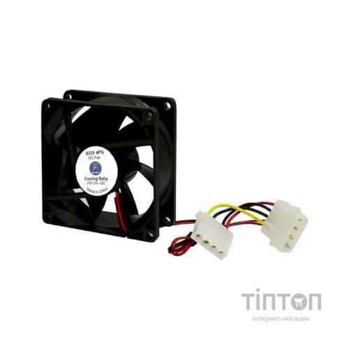 Кулер до корпусу Cooling Baby 8025 4PS