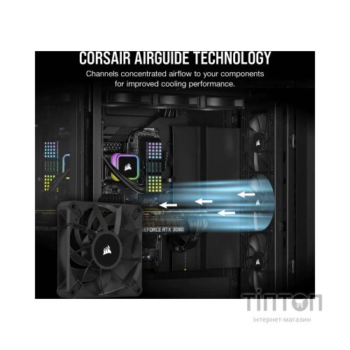 Кулер до корпусу Corsair AF120 Elite High-Performance Black (CO-9050140-WW)