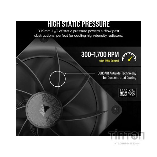 Кулер до корпусу Corsair iCUE Link RX140 PWM Dual Pack (CO-9051012-WW)