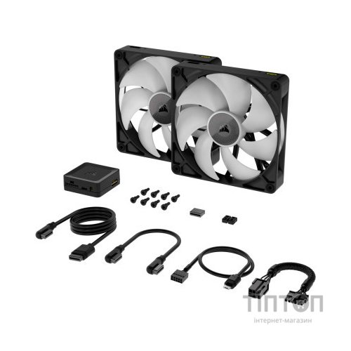 Кулер до корпусу Corsair iCUE Link RX140 RGB PWM Dual Pack (CO-9051020-WW)
