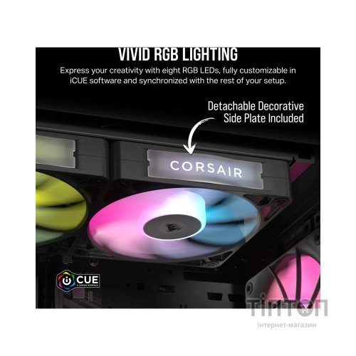 Кулер до корпусу Corsair iCUE Link RX140 RGB PWM Dual Pack (CO-9051020-WW)