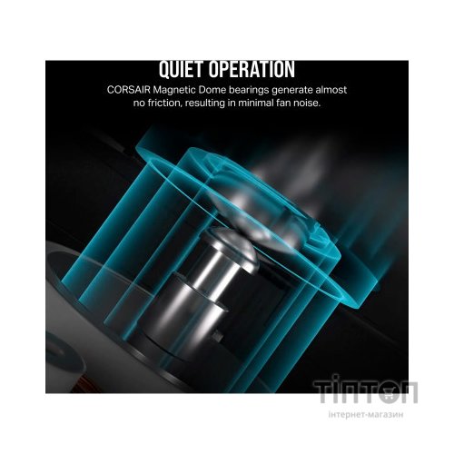 Кулер до корпусу Corsair iCUE Link RX140 RGB PWM White (CO-9051023-WW)