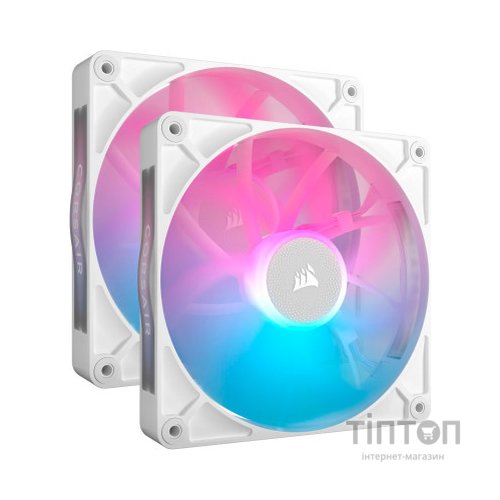 Кулер до корпусу Corsair iCUE Link RX140 RGB PWM White Dual Pack (CO-9051024-WW)