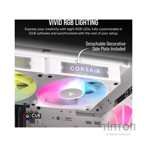 Кулер до корпусу Corsair iCUE Link RX140 RGB PWM White Dual Pack (CO-9051024-WW)