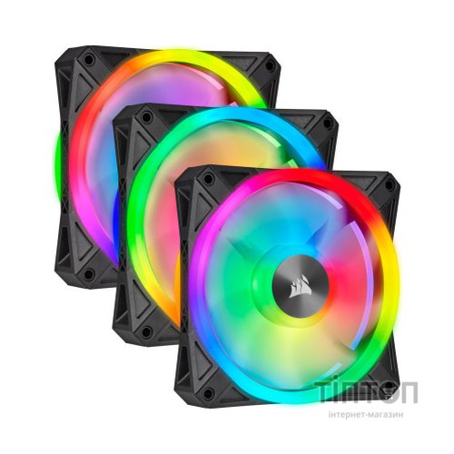 Кулер до корпусу Corsair iCUE QL120 RGB 3 Fan Pack (CO-9050098-WW)