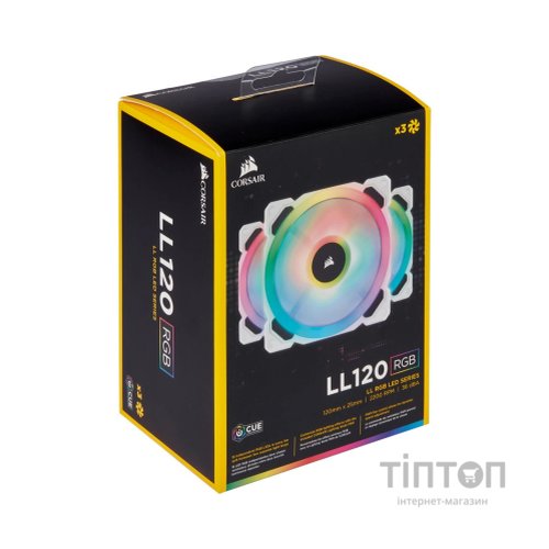 Кулер до корпусу Corsair LL120 RGB White (CO-9050092-WW)