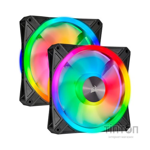 Кулер до корпусу Corsair QL Series, QL140 RGB, 140mm RGB LED Fan (CO-9050100-WW)