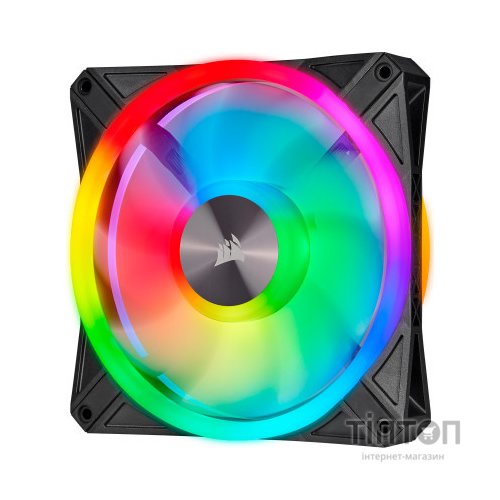 Кулер до корпусу Corsair QL Series, QL140 RGB, 140mm RGB LED Fan (CO-9050100-WW)