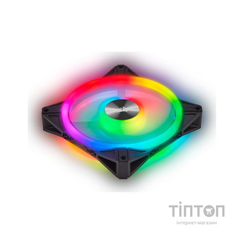 Кулер до корпусу Corsair QL Series, QL140 RGB, 140mm RGB LED Fan (CO-9050100-WW)
