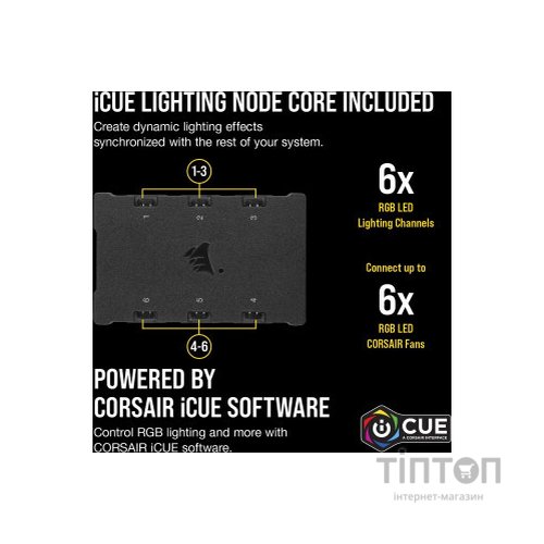 Кулер до корпусу Corsair QL Series, QL140 RGB, 140mm RGB LED Fan (CO-9050100-WW)