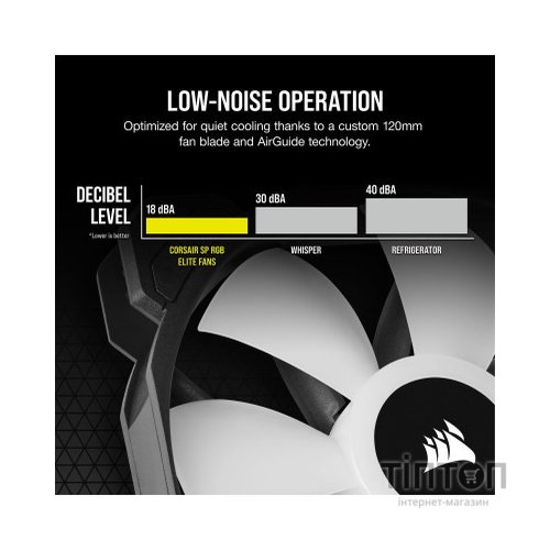 Кулер до корпусу Corsair SP120 RGB ELITE (CO-9050109-WW)