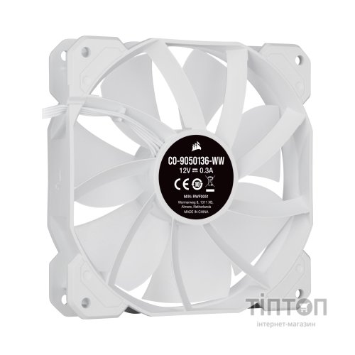Кулер до корпусу Corsair SP120 RGB ELITE White (CO-9050137-WW)