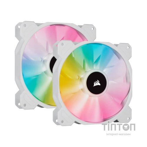 Кулер до корпусу Corsair SP140 RGB ELITE White (CO-9050139-WW)