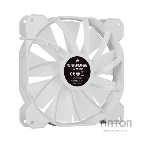 Кулер до корпусу Corsair SP140 RGB ELITE White (CO-9050139-WW)