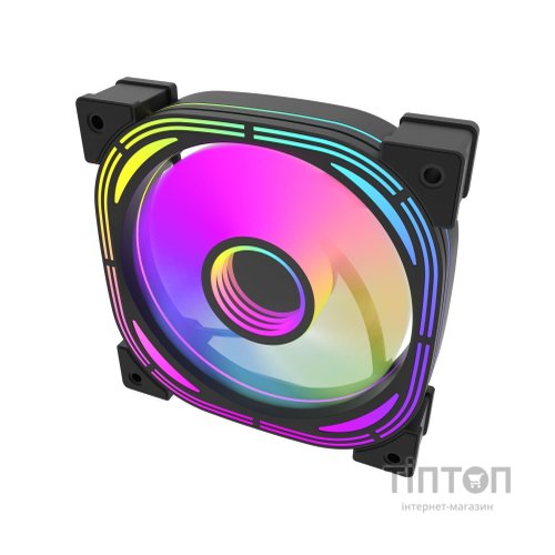 Кулер до корпусу DARKFLASH INF24 3IN1(PWM) BLACK