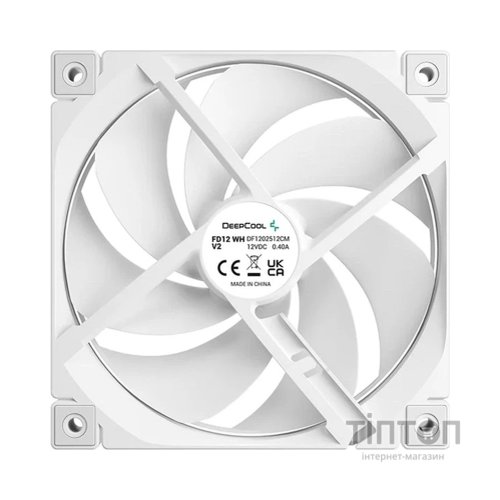 Кулер до корпусу Deepcool FD12 WH V2
