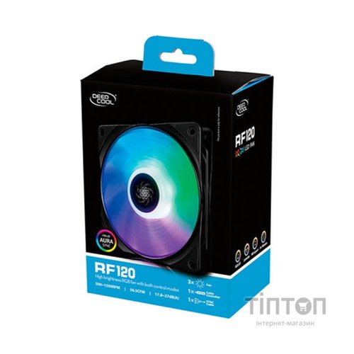Кулер до корпусу Deepcool RF120-3 IN 1 (DP-FRGB-RF120-3C)