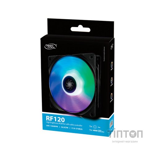 Кулер до корпусу Deepcool RF120 (DP-FRGB-RF120-1C)