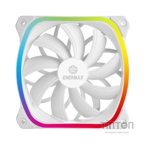 Кулер до корпусу Enermax SQUA RGB WHITE 3x 120 mm (3 PACK) (UCSQARGB12P-W-BP3)