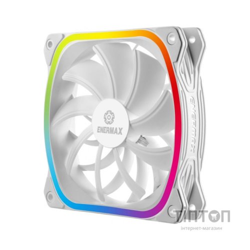 Кулер до корпусу Enermax SQUA RGB WHITE 3x 120 mm (3 PACK) (UCSQARGB12P-W-BP3)