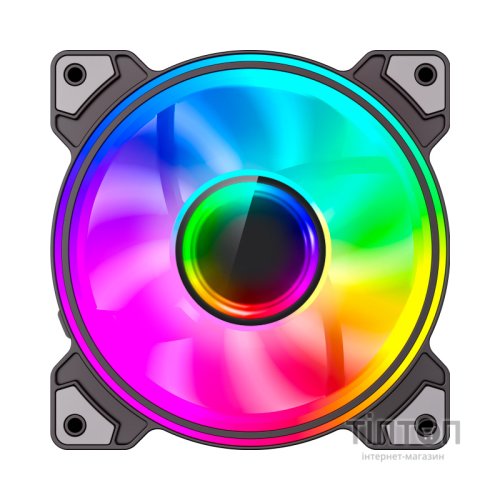 Кулер до корпусу Gamemax Dual Ring Infinity BK