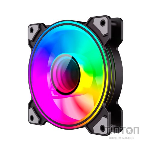 Кулер до корпусу Gamemax Dual Ring Infinity BK