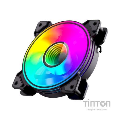 Кулер до корпусу Gamemax Dual Ring Infinity BK