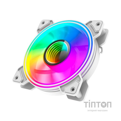 Кулер до корпусу Gamemax Dual Ring Infinity WH