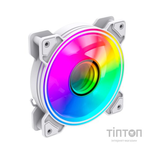 Кулер до корпусу Gamemax Dual Ring Infinity WH