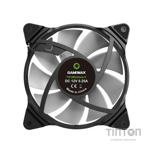 Кулер до корпусу Gamemax FN-12Rainbow-C2