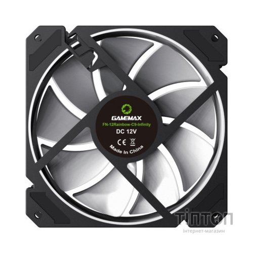 Кулер до корпусу Gamemax FN-12Rainbow-C9-Infinity