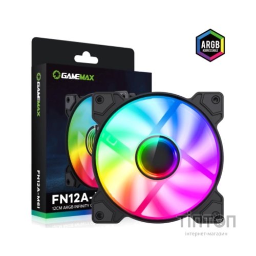 Кулер до корпусу Gamemax FN12A-M6I