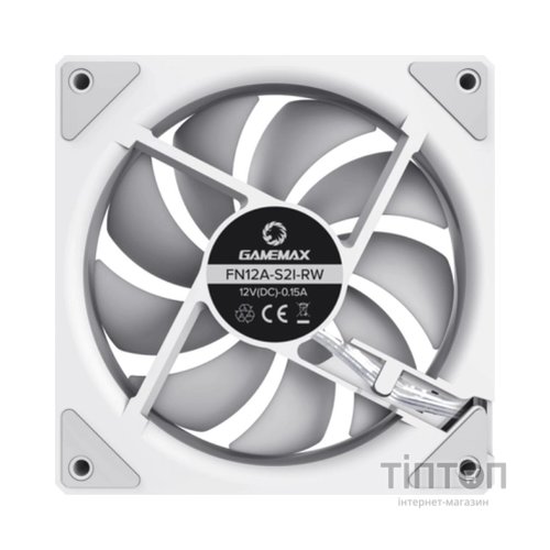 Кулер до корпусу Gamemax FN12A-S2I-RW