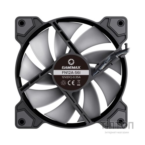 Кулер до корпусу Gamemax FN12A-S6I
