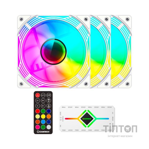 Кулер до корпусу Gamemax KF300 WH