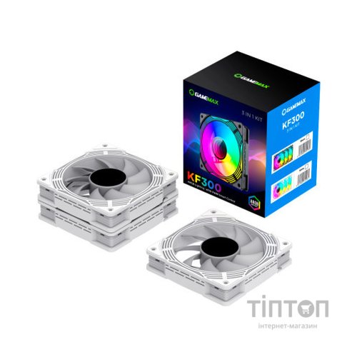 Кулер до корпусу Gamemax KF300 WH