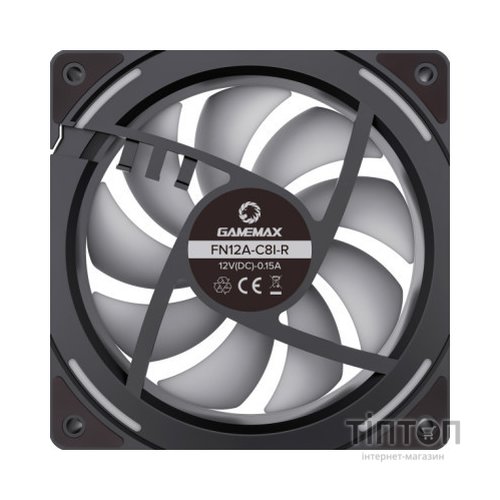 Кулер до корпусу Gamemax KF300R BK
