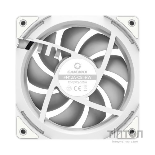 Кулер до корпусу Gamemax KF300R WH