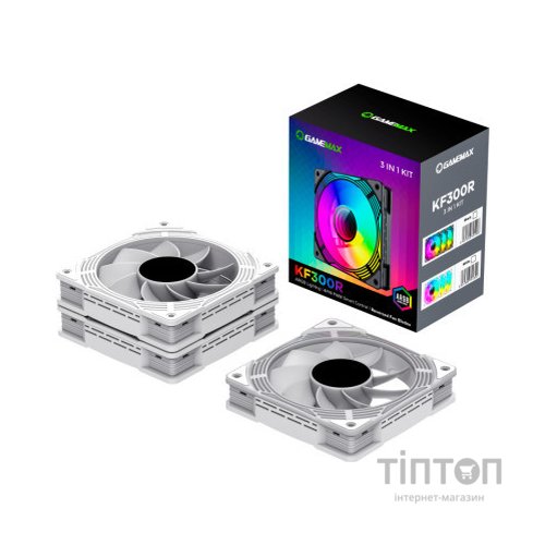 Кулер до корпусу Gamemax KF300R WH