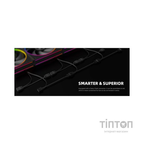 Кулер до корпусу ID-Cooling AF-127-ARGB-K