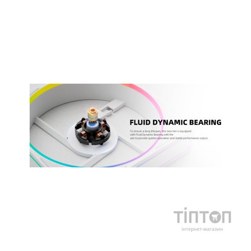 Кулер до корпусу ID-Cooling AF-127-ARGB-W