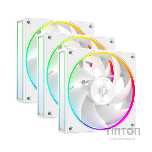 Кулер до корпусу ID-Cooling AF-127-ARGB-W TRIO