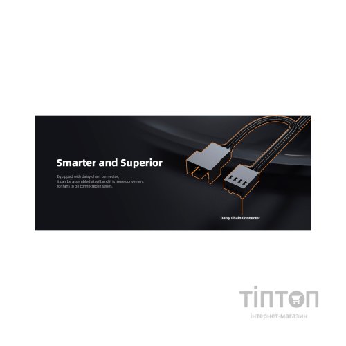 Кулер до корпусу ID-Cooling Вентилятор ID-Cooling AS-140-K Duet Black (AS-140-K DUET)