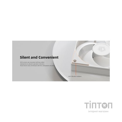 Кулер до корпусу ID-Cooling Вентилятор ID-Cooling AS-140-W Duet White (AS-140-W DUET)