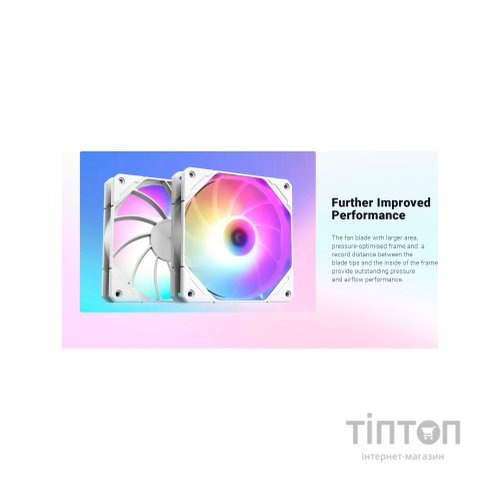 Кулер до корпусу ID-Cooling Вентилятор ID-Cooling TF-12025-Pro ARGB White (TF-12025-PRO-ARGB-WHITE)