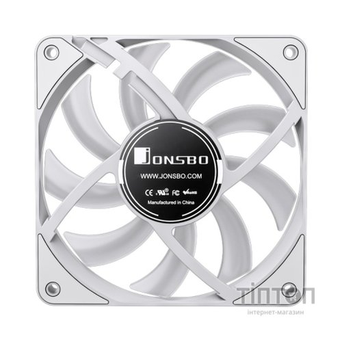 Кулер до корпусу JONSBO HF1215 White ARGB