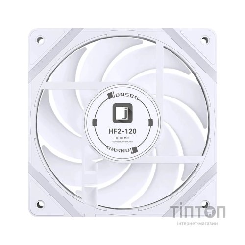 Кулер до корпусу JONSBO HF2-120W ARGB White