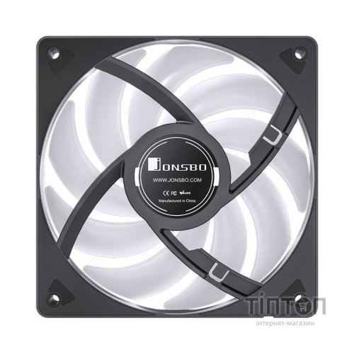 Кулер до корпусу JONSBO SL-120BR Black