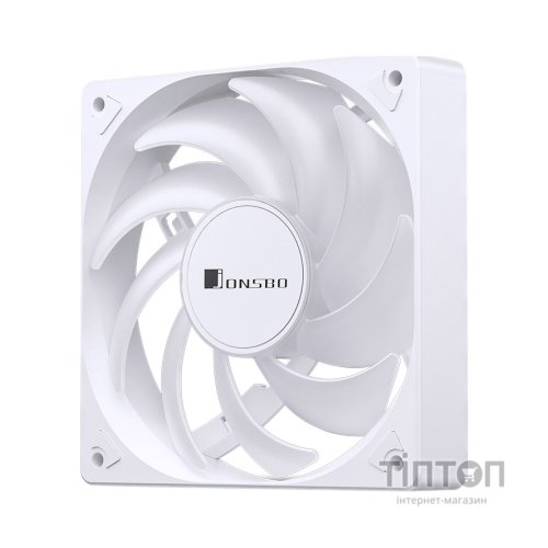 Кулер до корпусу JONSBO SL-120CW White