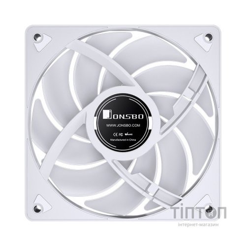 Кулер до корпусу JONSBO SL-120W White